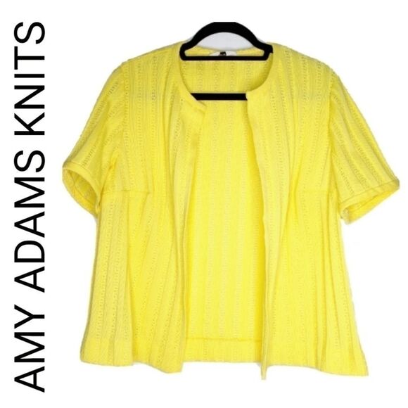 AMY ADAMS KNIT SWEATER YELLOW